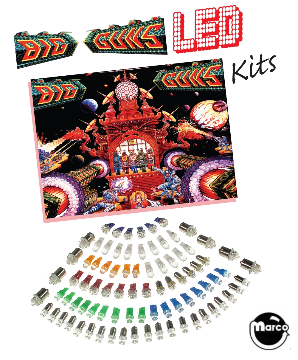 BIG GUNS (Williams) LED kit