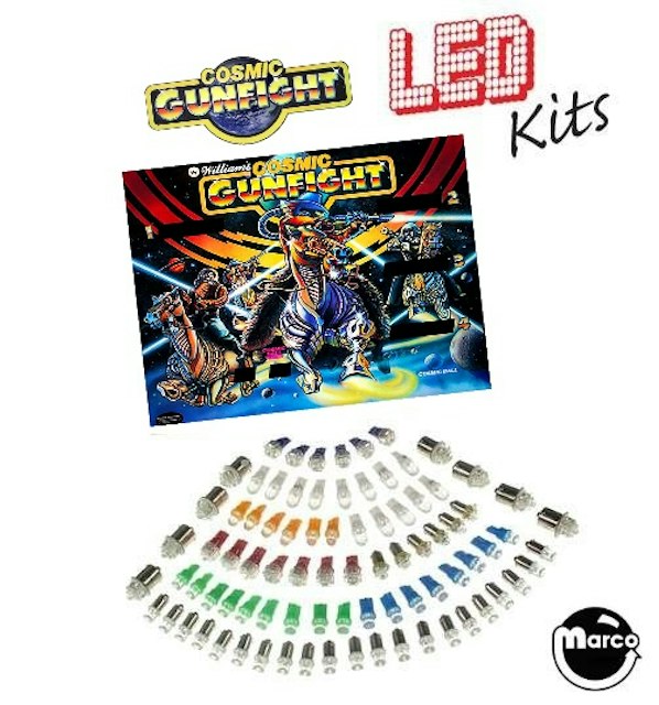COSMIC GUNFIGHT (Williams) LED kit