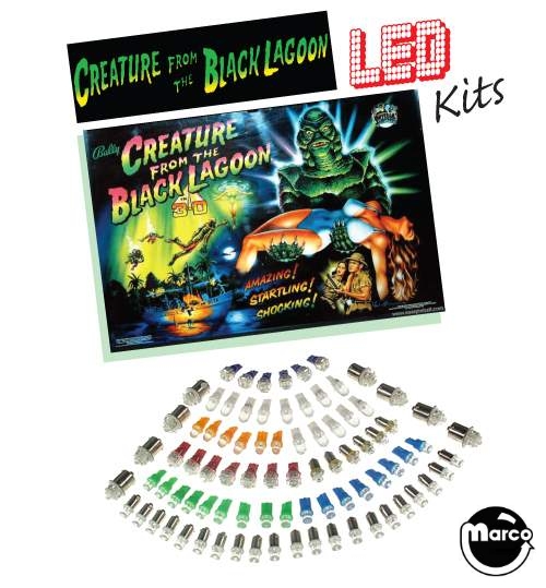 05-1165 - CREATURE BLACK LAGOON (Bally) LED kit - Marco