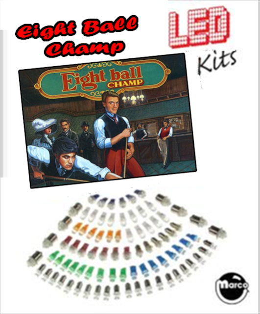EIGHT BALL CHAMP (Bally) LED Kit