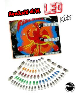 FIREBALL EM (Bally 1972) LED kit