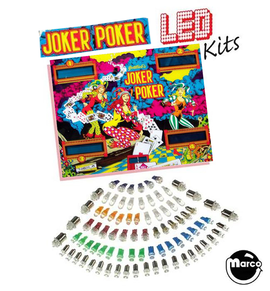 05-1396 - JOKER POKER (Gottlieb Solid State) LED kit - Marco