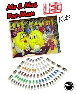 Mr and Ms PacMan (Bally) LED Kit