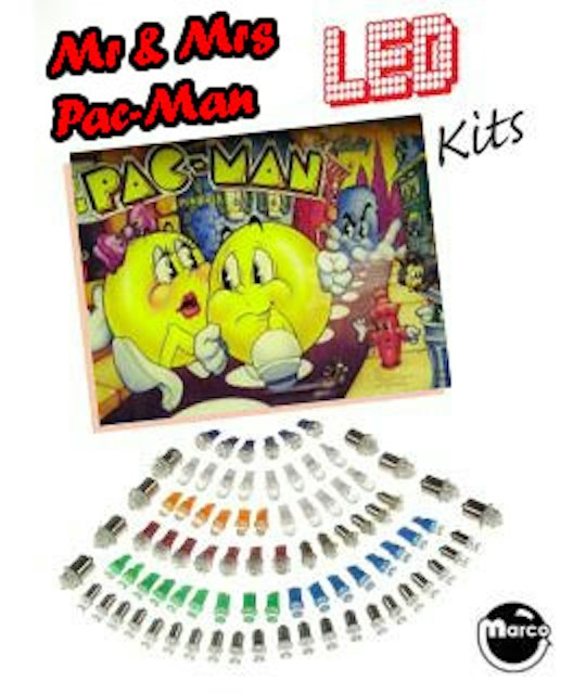 Mr and Ms PacMan (Bally) LED Kit