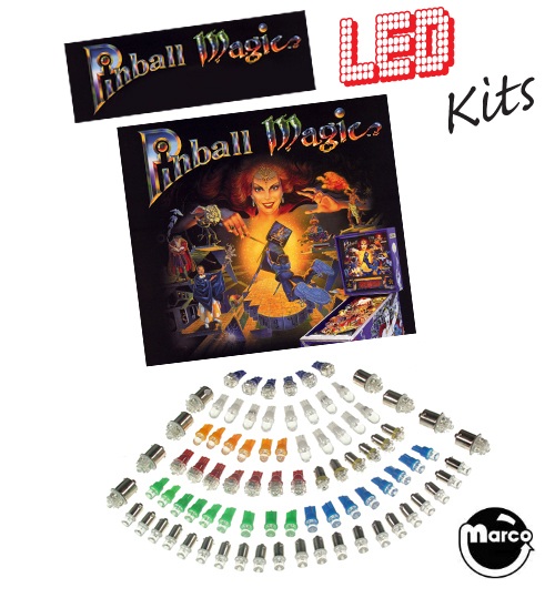 PINBALL MAGIC (Capcom) LED lamp kit