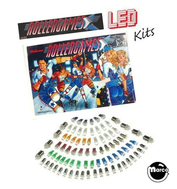 ROLLERGAMES (Williams) LED kit
