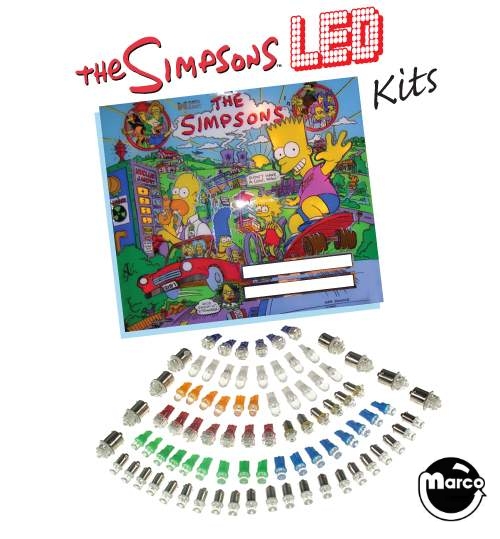 SIMPSONS (Data East) LED lamp kit