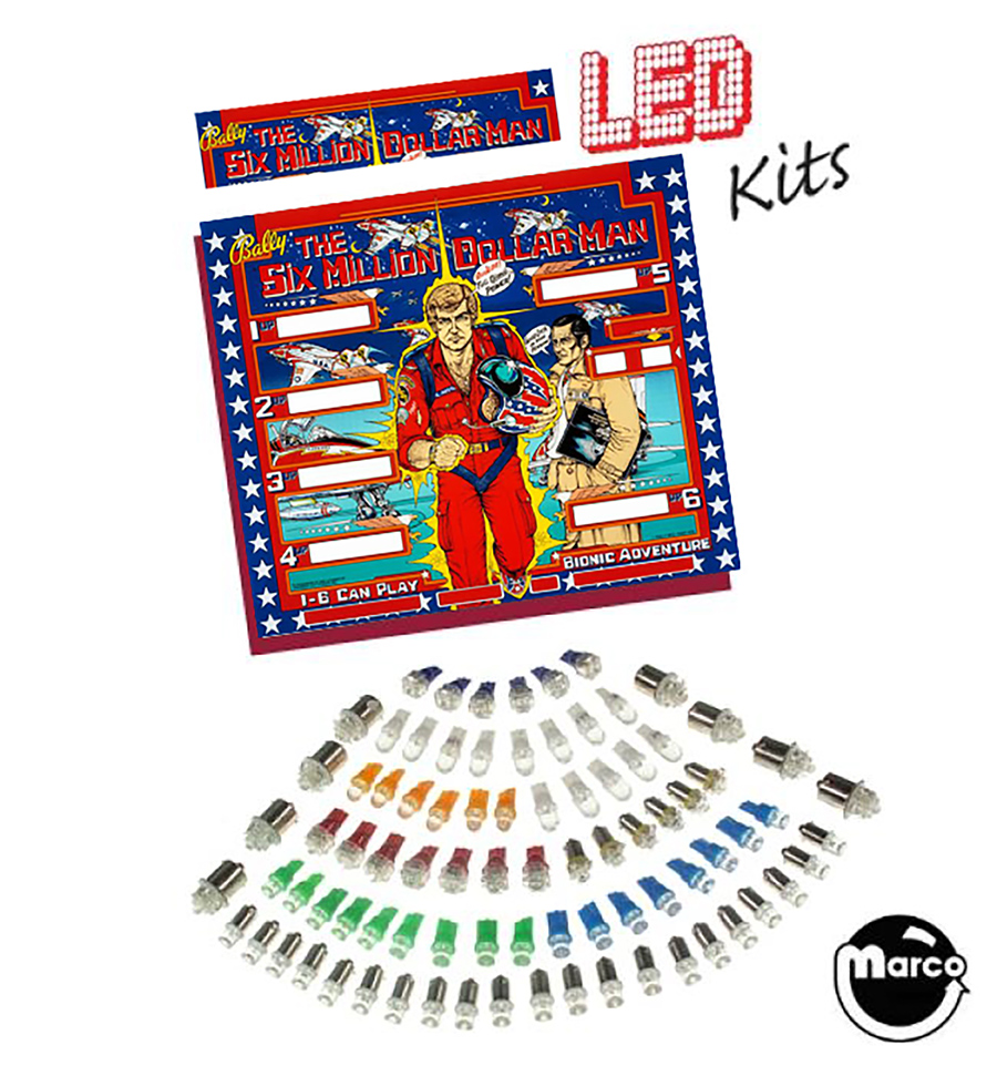 05-1648 - SIX MILLION DOLLAR MAN (Bally) LED kit - Marco