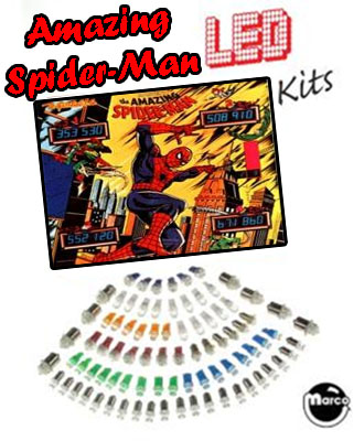AMAZING SPIDER-MAN (Gottlieb) LED kit