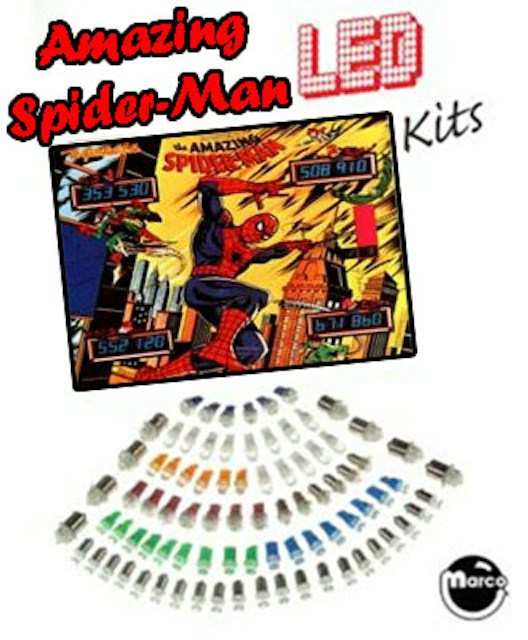 AMAZING SPIDER-MAN (Gottlieb) LED kit