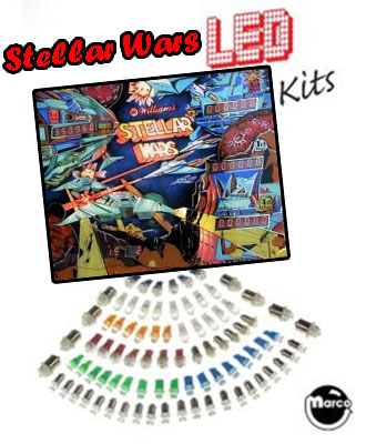 STELLAR WARS (Williams) LED kit