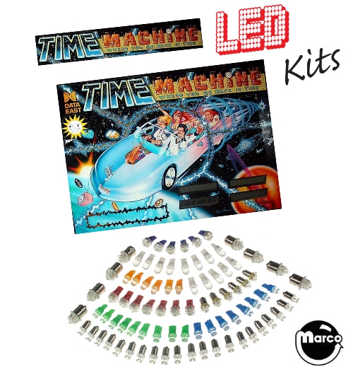 TIME MACHINE (Data East) LED lamp kit
