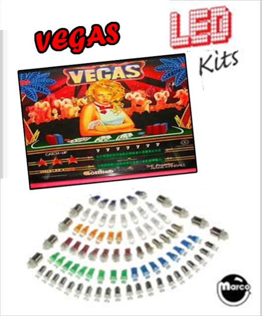 VEGAS (Gottlieb) LED Kit