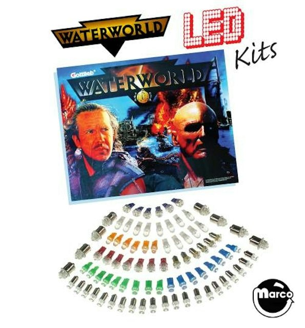 WATERWORLD (Gottlieb) LED lamp kit