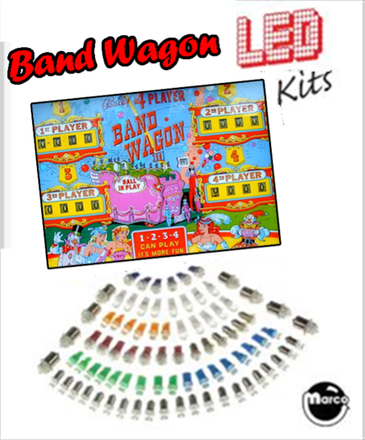 BAND WAGON (Bally 1965) LED kit