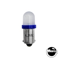 LED lamp #44 base blue frosted