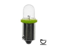 LED lamp #44 base green frosted