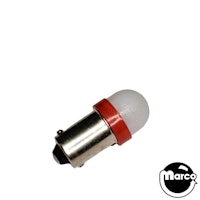 Red Frosted Non Ghosting PREMIUM LED Bayonet base 44/47
