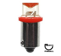 LED lamp #44 base red wide