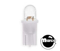 LED lamp No.555 base 6.3v white dual chip