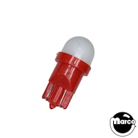 Red Frosted Non Ghosting PREMIUM LED wedge base 555