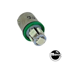 LED lamp #89 base green