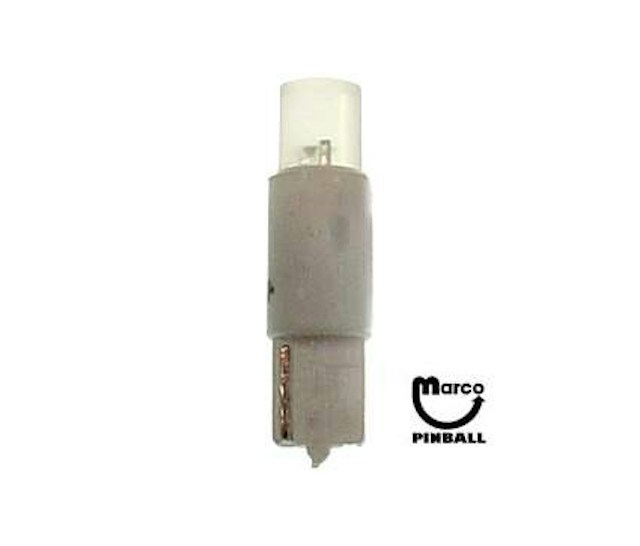 LED white 5-6 V T1-3/4 wedge base