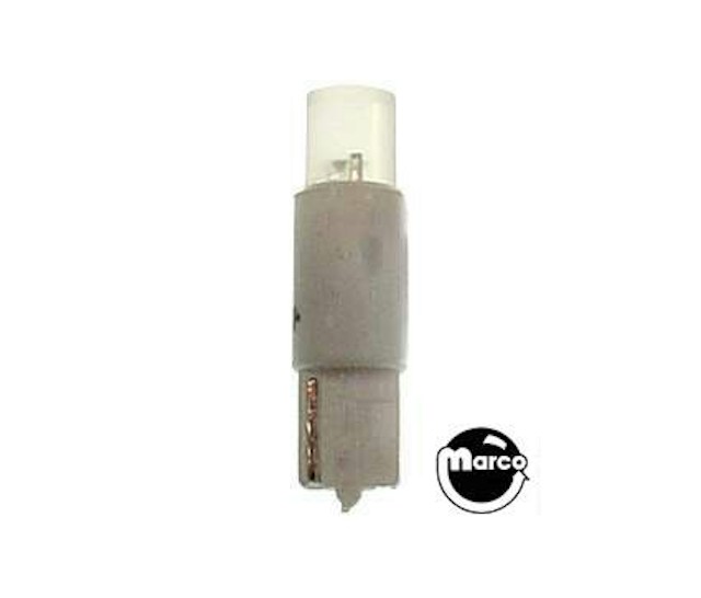 LED lamp #194 white 12v T1-3/4 12V-14VDC wedge