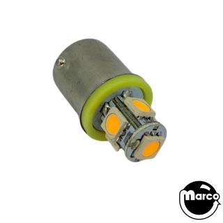 LED lamp #1251 base 28v white
