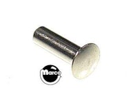 Rivet - 1/8" diameter x 3/8"  nickel