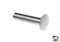 Rivet - 1/8" diameter x 9/16"  nickel