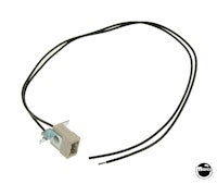 Lamp socket - wedge base with wires