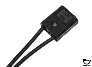 Lamp socket - wedge base 12 inch leads