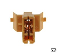 Lamp socket - snap on IDC no diode