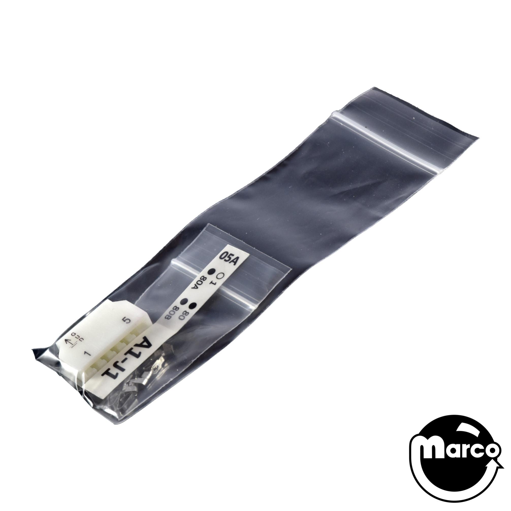Connector - SLA printed edge single 5 pin .156 inch