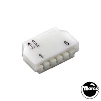 Connector - SLA printed edge single 5 pin .156 inch