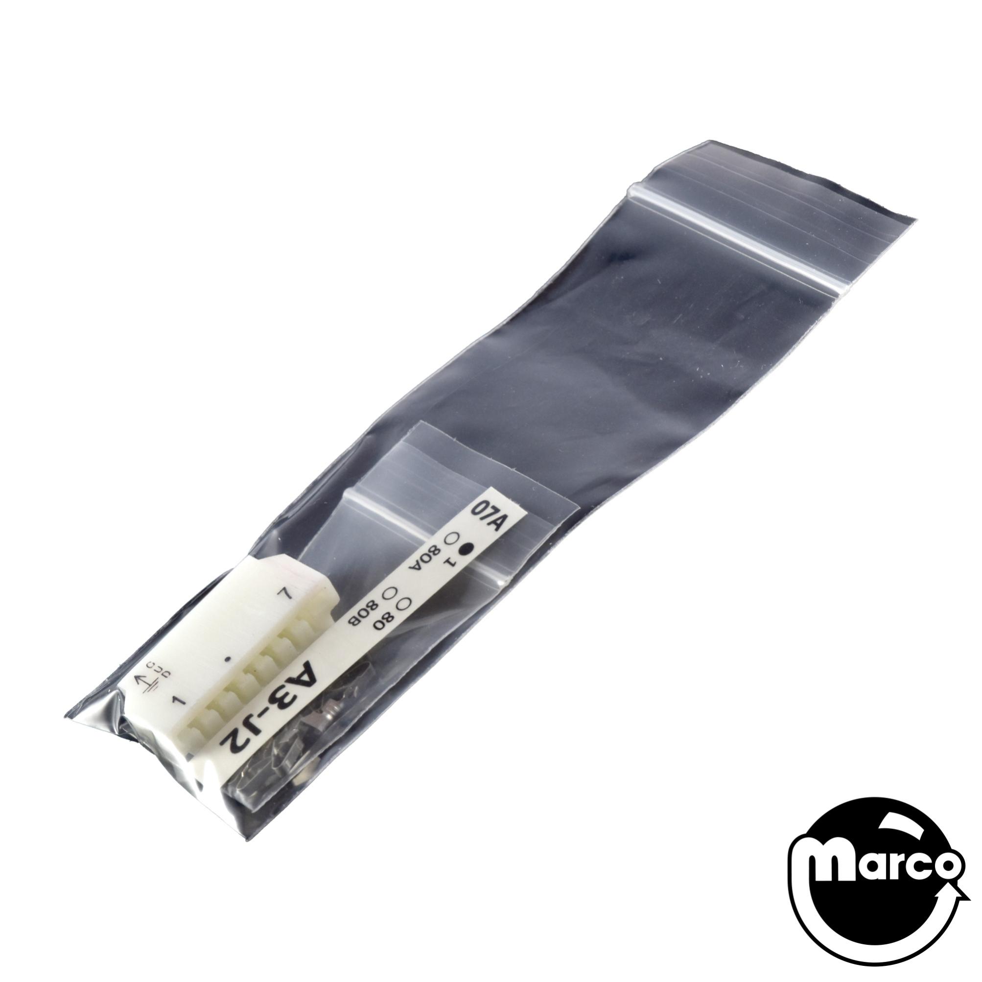 Connector - SLA printed edge single 7 pin .156 inch
