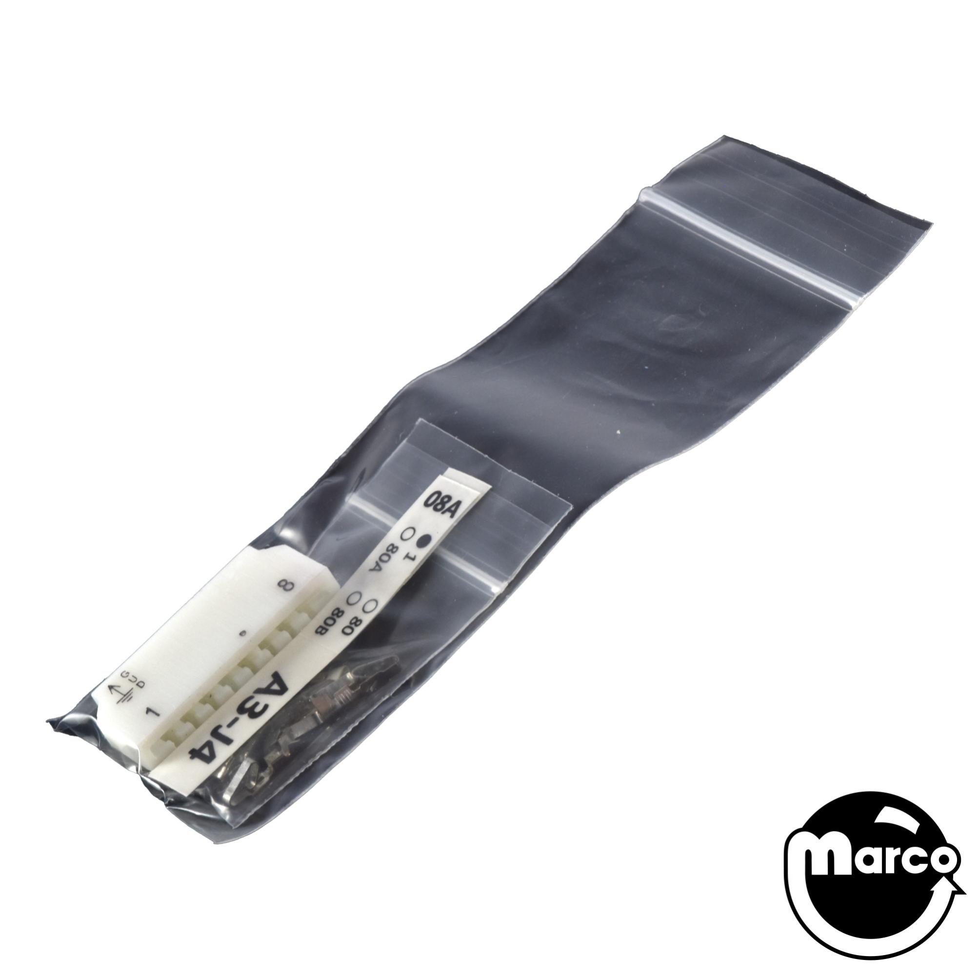 Connector - SLA printed edge single 8 pin .156 inch