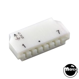 Connector - SLA printed edge single 7 pin .156 inch