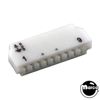 Connector - SLA printed edge single 9 pin .156 inch