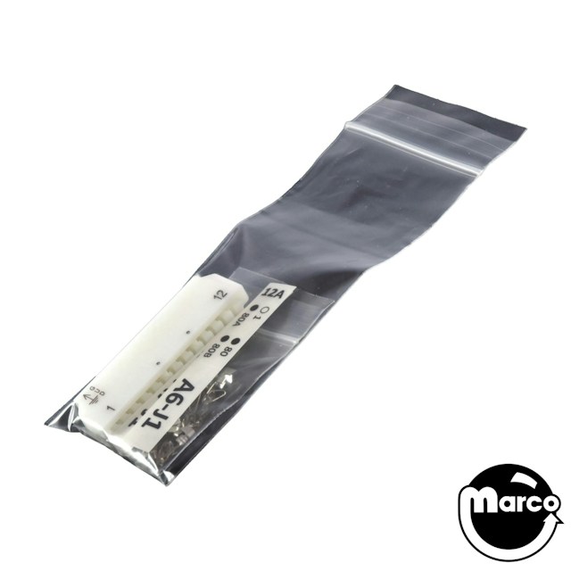 Connector - SLA printed edge single 12 pin .156 inch