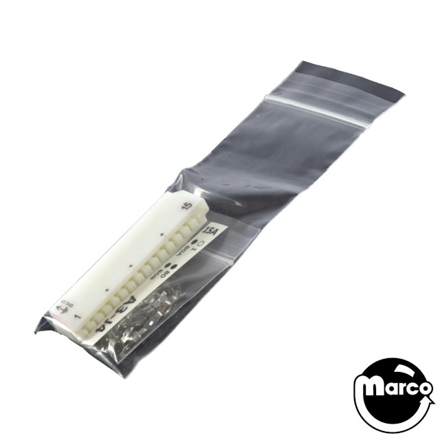 Connector - SLA printed edge single 15 pin .156 inch (3.96mm)
