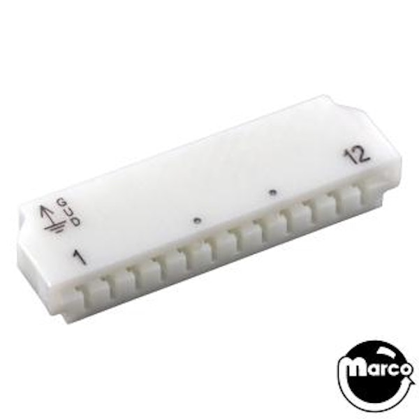 09-01-6121-GUD - Connector - SLA printed edge single 12 pin .156 inch ...