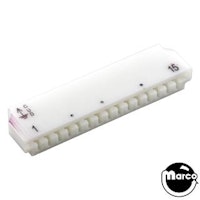 Connector - SLA printed edge single 15 pin .156 inch