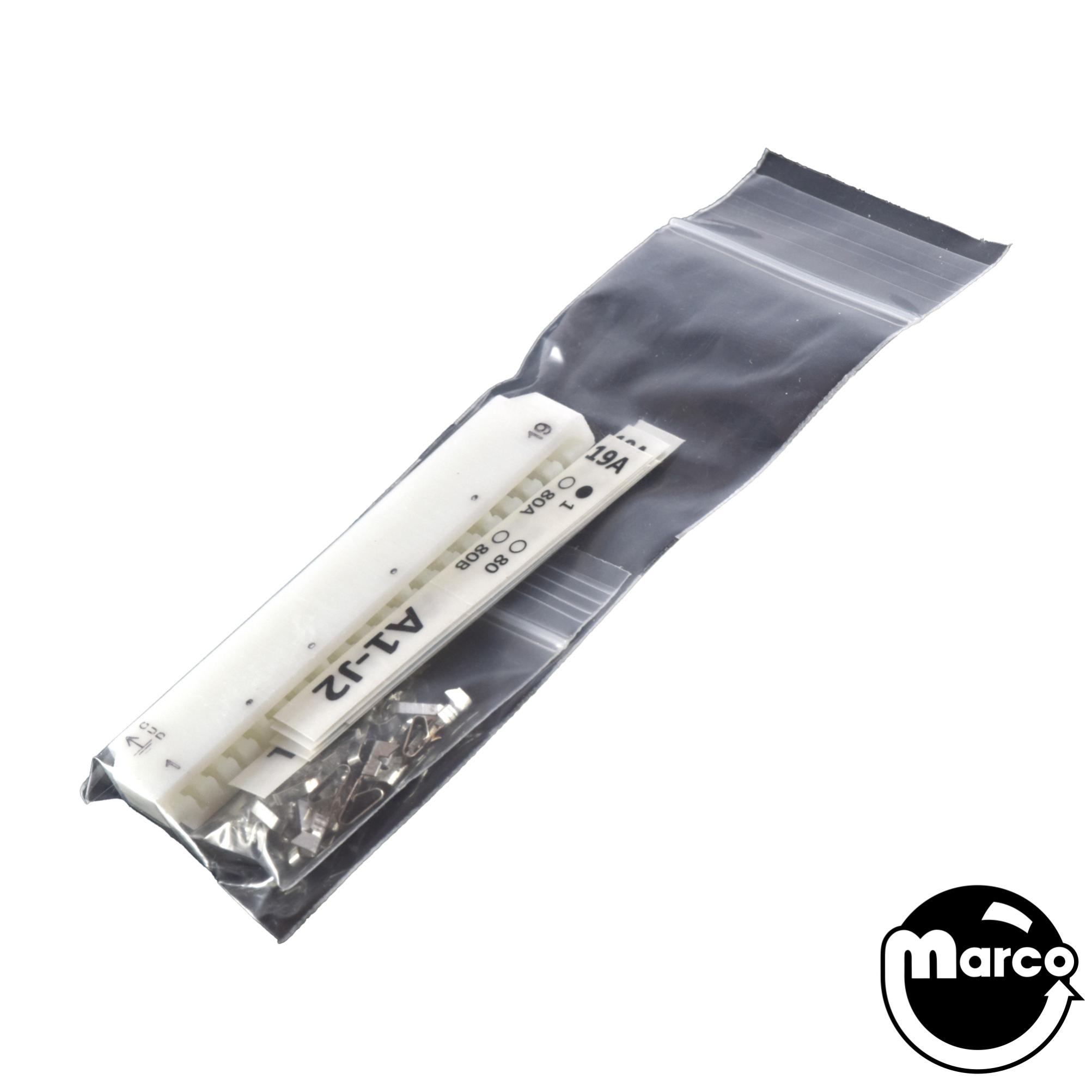 Connector - SLA printed edge single 19 pin .156 inch