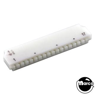Connector - SLA printed edge single 17 pin .156 inch