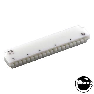 Connector - SLA printed edge single 19 pin .156 inch