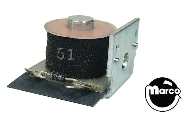 Coil - relay with bracket and diode DE / Sega / Stern