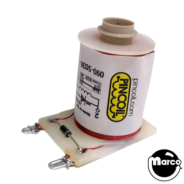 Coil - solenoid with diode DE/Sega/Stern USE 090-5036-0T