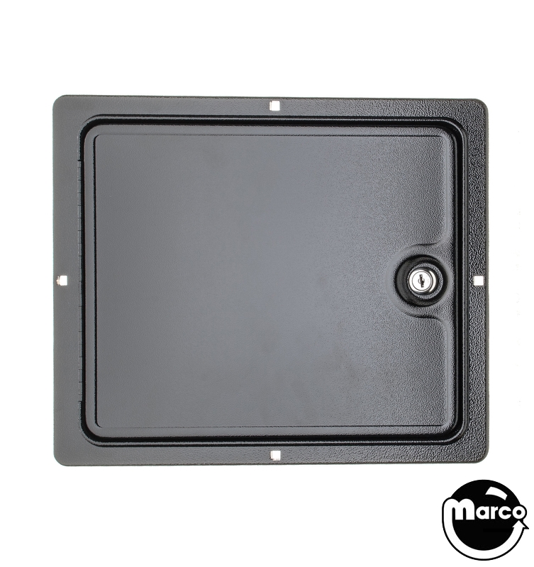 Coin door blank with frame